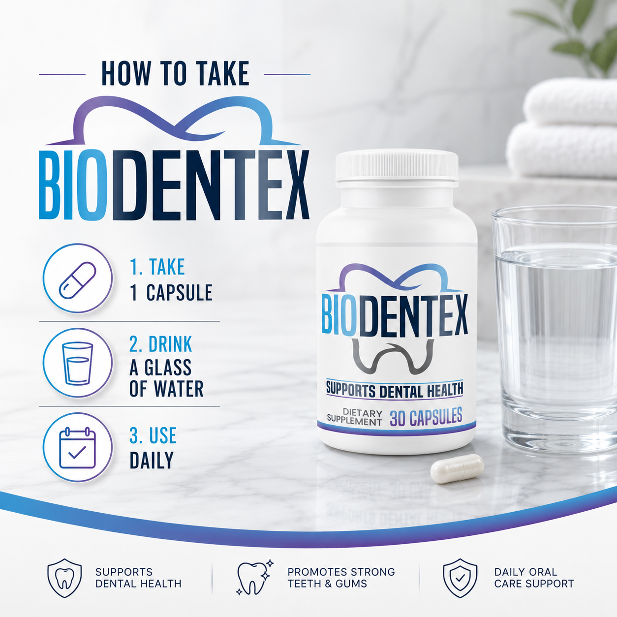 How to take BioDentex capsules